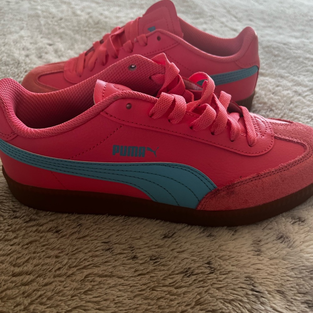 Pink and Cream Sneakers